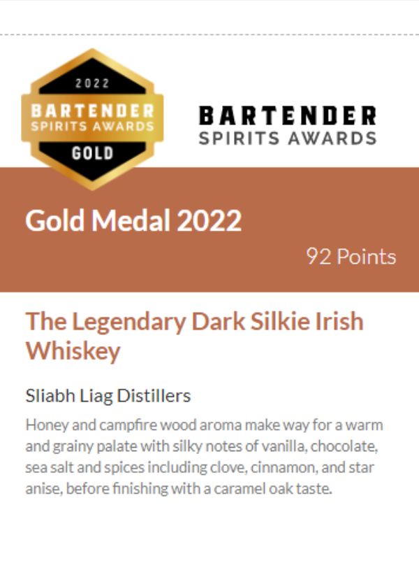 The Legendary Dark Silkie Irish Whiskey