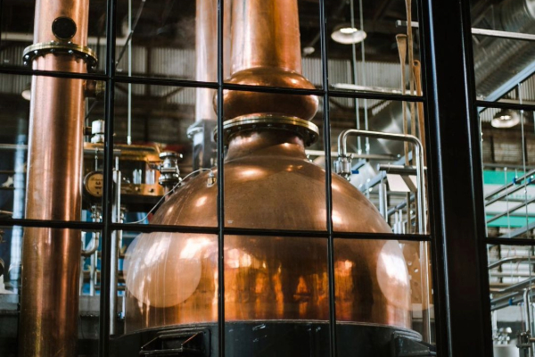 Copper stills at Philadelphia Distilling Copper stills at Philadelphia Distilling
